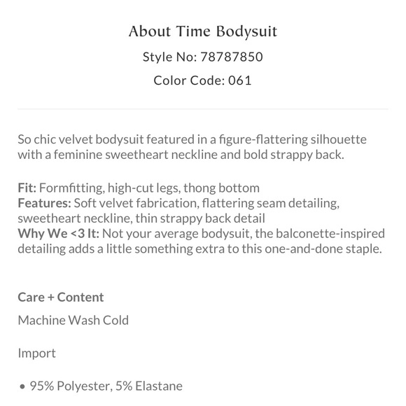 Free People About Time Velvet Bodysuit - Picture 4 of 4